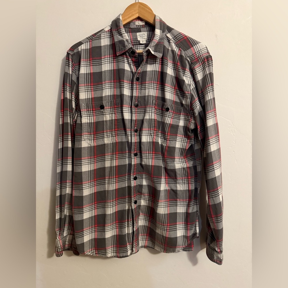 Men’s j crew flannel button down